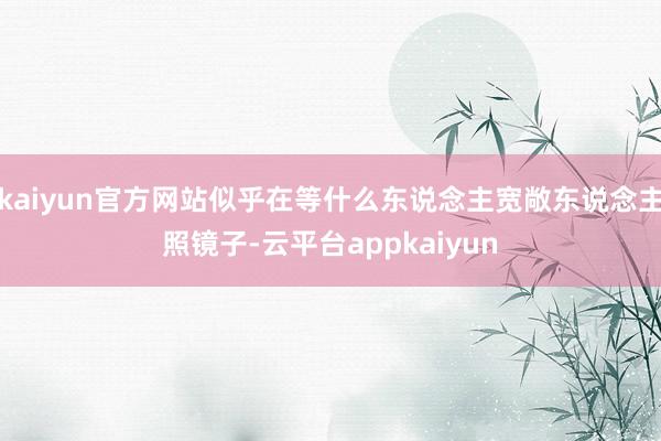 kaiyun官方网站似乎在等什么东说念主宽敞东说念主照镜子-云平台appkaiyun