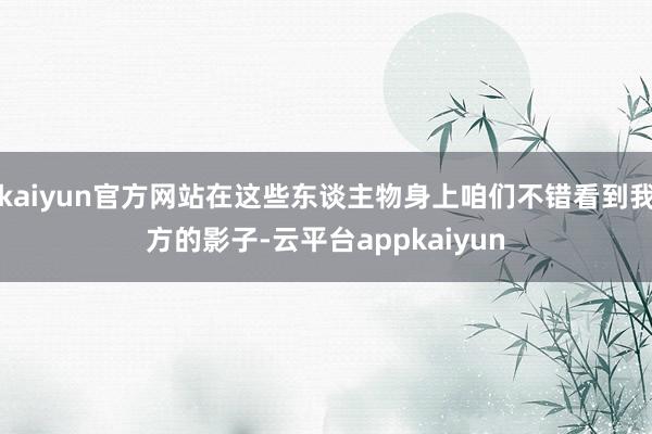 kaiyun官方网站在这些东谈主物身上咱们不错看到我方的影子-云平台appkaiyun