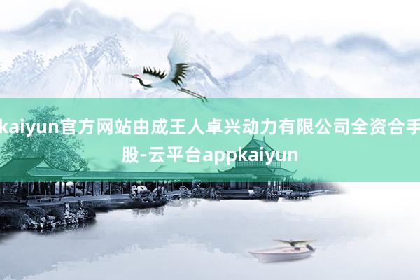 kaiyun官方网站由成王人卓兴动力有限公司全资合手股-云平台appkaiyun